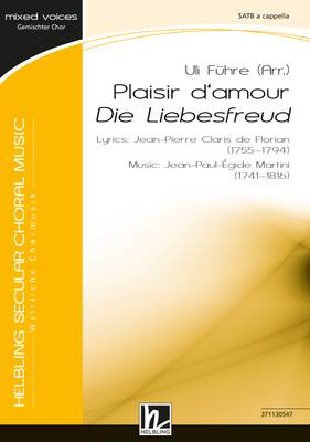 Plaisir d’amour Chor-Einzelausgabe SATB