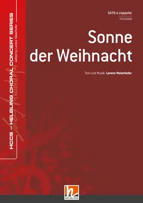 Sonne der Weihnacht Chor-Einzelausgabe SATB