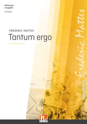 Tantum ergo Chor-Einzelausgabe SATB divisi