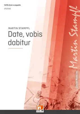 Date, vobis dabitur Chor-Einzelausgabe SATB divisi