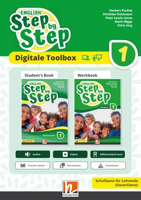 ENGLISH Step by Step 1 (LP 2023) Schulpaket analog + digital