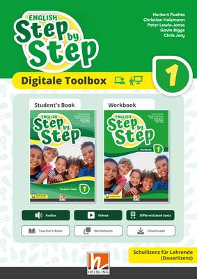 ENGLISH Step by Step 1 (LP 2023) Schulpaket analog + digital