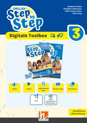 ENGLISH Step by Step 3 (LP 2023) Digitale Toolbox Einzellizenz