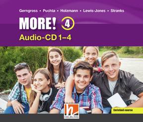 MORE! 4 Enriched course Audio-CDs