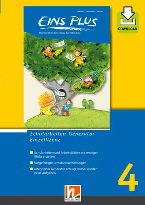 EINS PLUS 4 Schularbeiten-Generator Einzellizenz