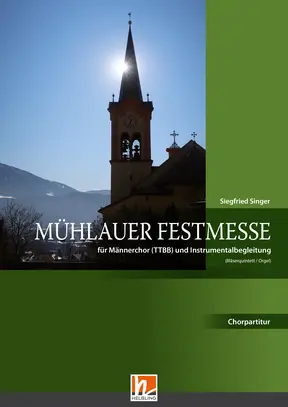 Mühlauer Festmesse (Paket Bläser) Gesamtpartitur TTBB