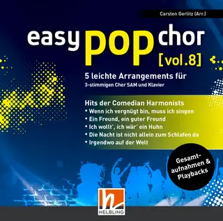 easy pop chor (vol. 8) - Comedian Harmonists Gesamtaufnahmen und Playbacks