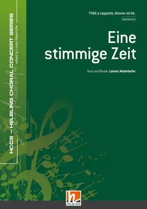 Eine stimmige Zeit Chor-Einzelausgabe TTBB