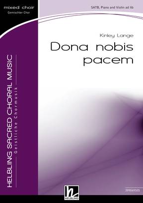 Dona nobis pacem Chor-Einzelausgabe SATB
