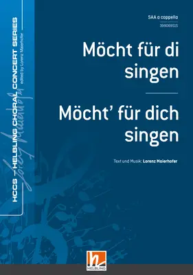 Möcht für di singen Chor-Einzelausgabe SAA