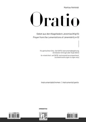 Oratio Instrumentalstimmen