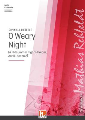 O Weary Night Chor-Einzelausgabe SATB