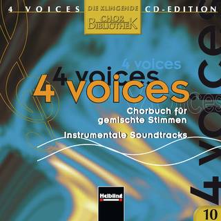 4 voices – CD 10 mit instrumentalen Soundtracks Instrumentale Playbacks