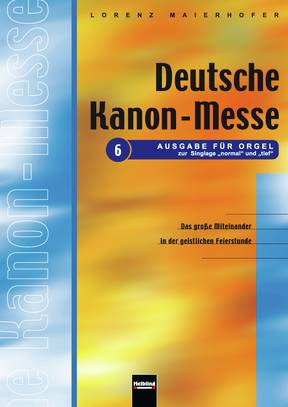 Deutsche Kanon-Messe (Orgel) Instrumental-Einzelstimme