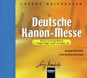 Deutsche Kanon-Messe Audio-CD