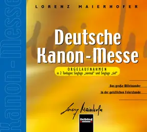 Deutsche Kanon-Messe Audio-CD