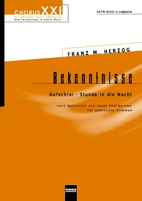 Bekenntnisse Chor-Einzelausgabe SATB divisi