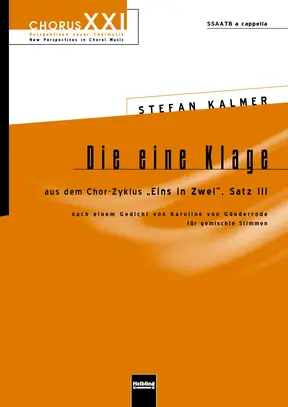 Die eine Klage Chor-Einzelausgabe SSAATB