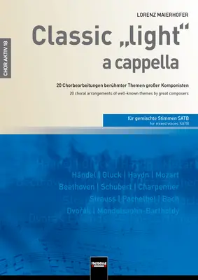 Classic light a cappella Chorsammlung SATB