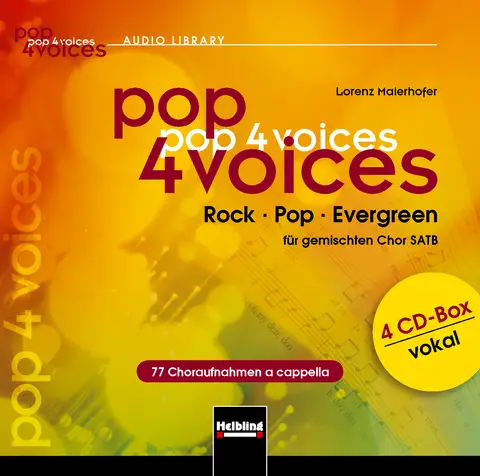 pop 4 voices – 4 CD-Box vokal