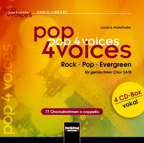 pop 4 voices – CD-Gesamtpaket Gesamtaufnahmen und Playbacks