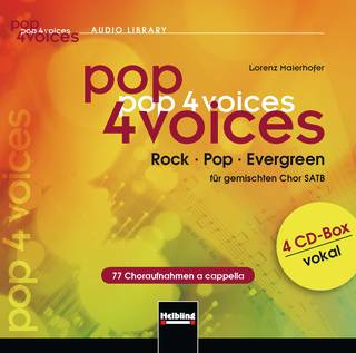 pop 4 voices – CD-Gesamtpaket Gesamtaufnahmen und Playbacks