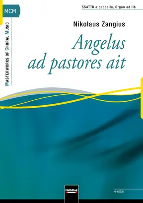 Angelus ad pastores ait Chor-Einzelausgabe SSATTB