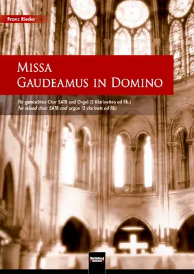 Missa Gaudeamus in Domino Chorpartitur SATB