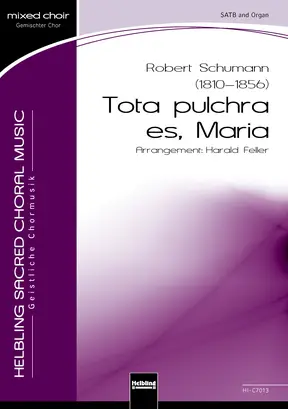 Tota pulchra es, Maria Chor-Einzelausgabe SATB