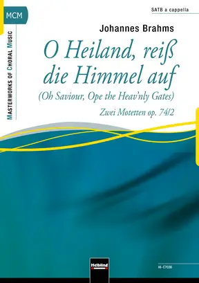 O Heiland, reiß die Himmel auf Chor-Einzelausgabe SATB