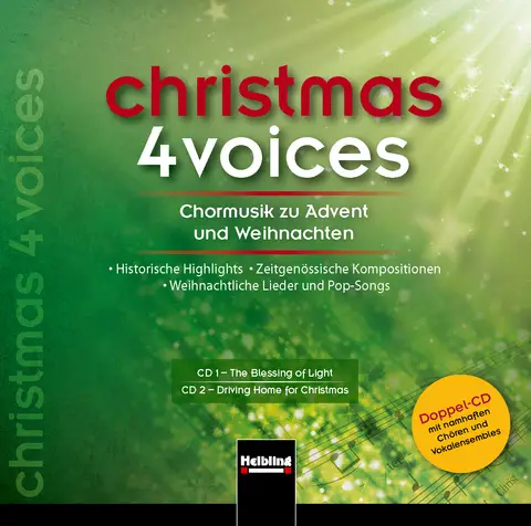 christmas 4 voices – Doppel-CD