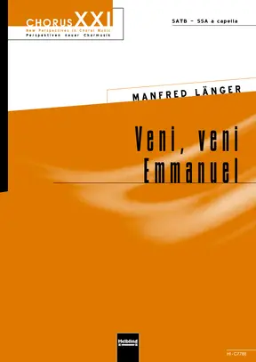 Veni, veni Emmanuel Chor-Einzelausgabe SATB-SSA