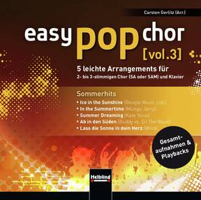 easy pop chor (vol. 3) - Sommerhits Gesamtaufnahmen und Playbacks