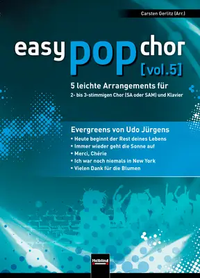 easy pop chor (vol. 5) - Udo Jürgens Chorsammlung SA/SAM