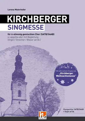 Kirchberger Singmesse / Weihnachtsmesse Chorpartitur SATB/SAAB