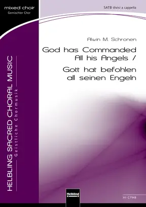 God has Commanded All His Angels Chor-Einzelausgabe SATB divisi