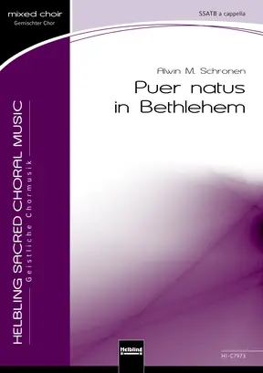 Puer natus in Bethlehem Chor-Einzelausgabe SSATB