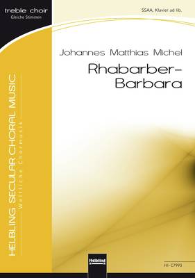 Rhabarber-Barbara Chor-Einzelausgabe SSAA