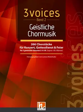 3 voices (Bd. 2) – Geistliche Chormusik Chorbuch SAM