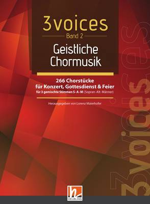 3 voices (Bd. 2) – Geistliche Chormusik Chorbuch SAM