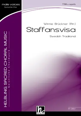 Staffansvisa Chor-Einzelausgabe TTBB