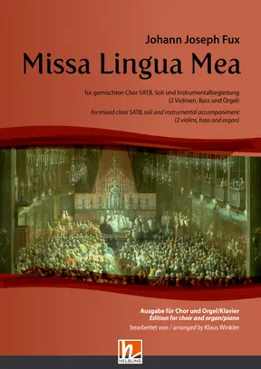 Missa Lingua Mea Chorpartitur SATB