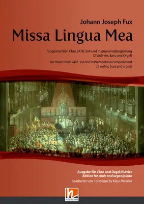 Missa Lingua Mea Chorpartitur SATB