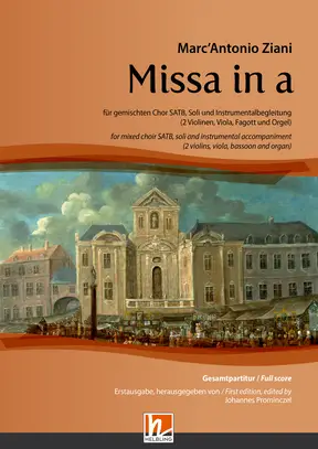 Missa in a Gesamtpartitur SATB