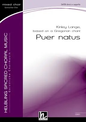 Puer natus Chor-Einzelausgabe SATB divisi