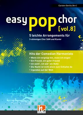 easy pop chor (vol. 8) - Comedian Harmonists Chorsammlung SAM