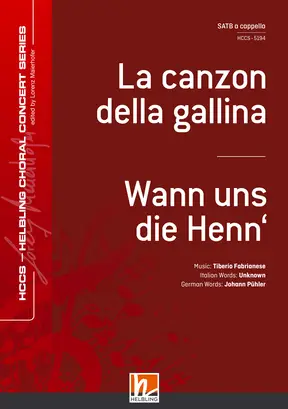 La canzon della gallina Chor-Einzelausgabe SATB