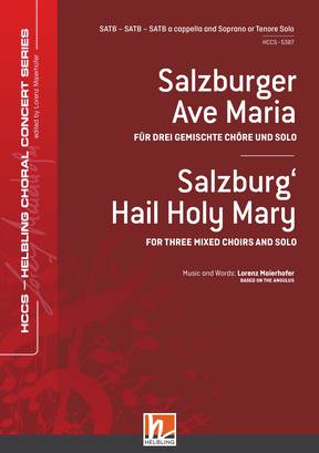 Salzburger Ave Maria Chor-Einzelausgabe SATB-SATB-SATB