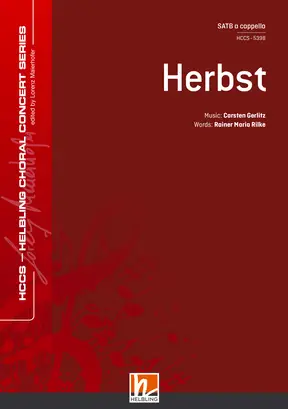 Herbst Chor-Einzelausgabe SATB