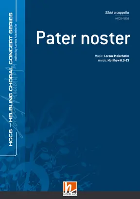 Pater noster Chor-Einzelausgabe SSAA divisi